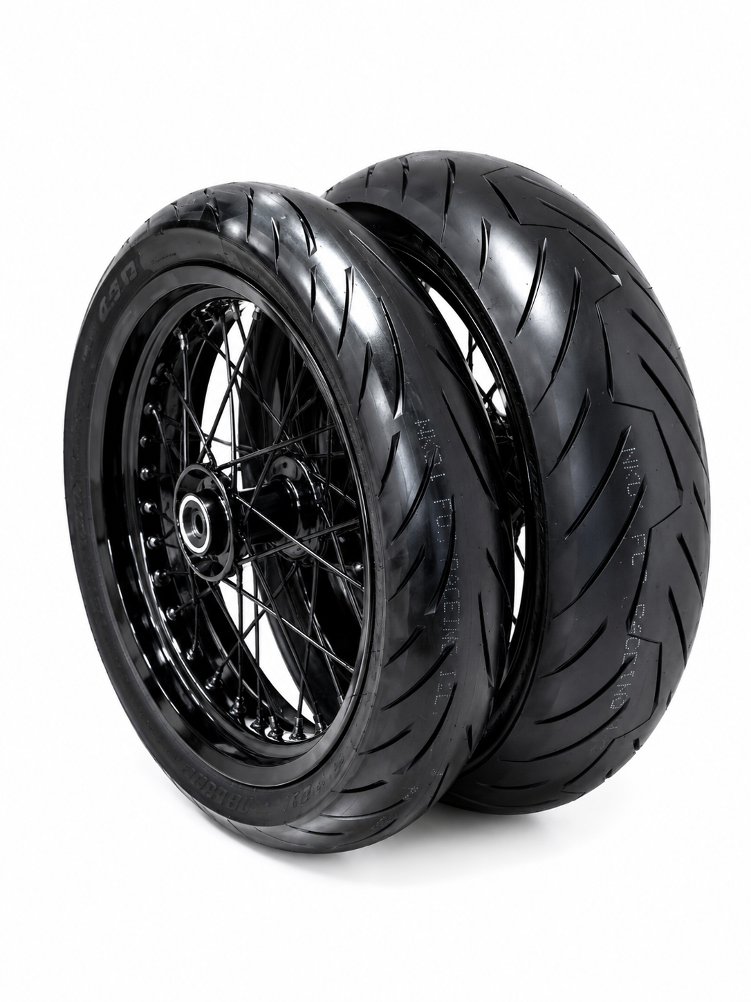 Ultra Bee or Komodo 17' Supermoto Wheelset GLOSS BLACK