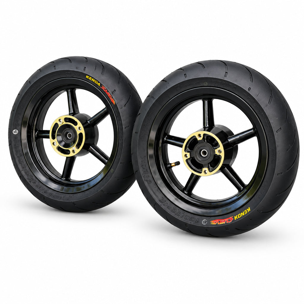 12" Supermoto Wheel-Set for Tuttio, Yozma, HeyBike, Valtinsu and More