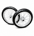 Chrome Talaria XXX/MX3/MX4 17' WIDE Supermoto Wheel Set