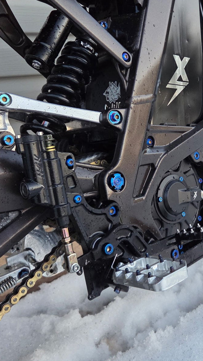 Surron lbx titanium bolt kit
