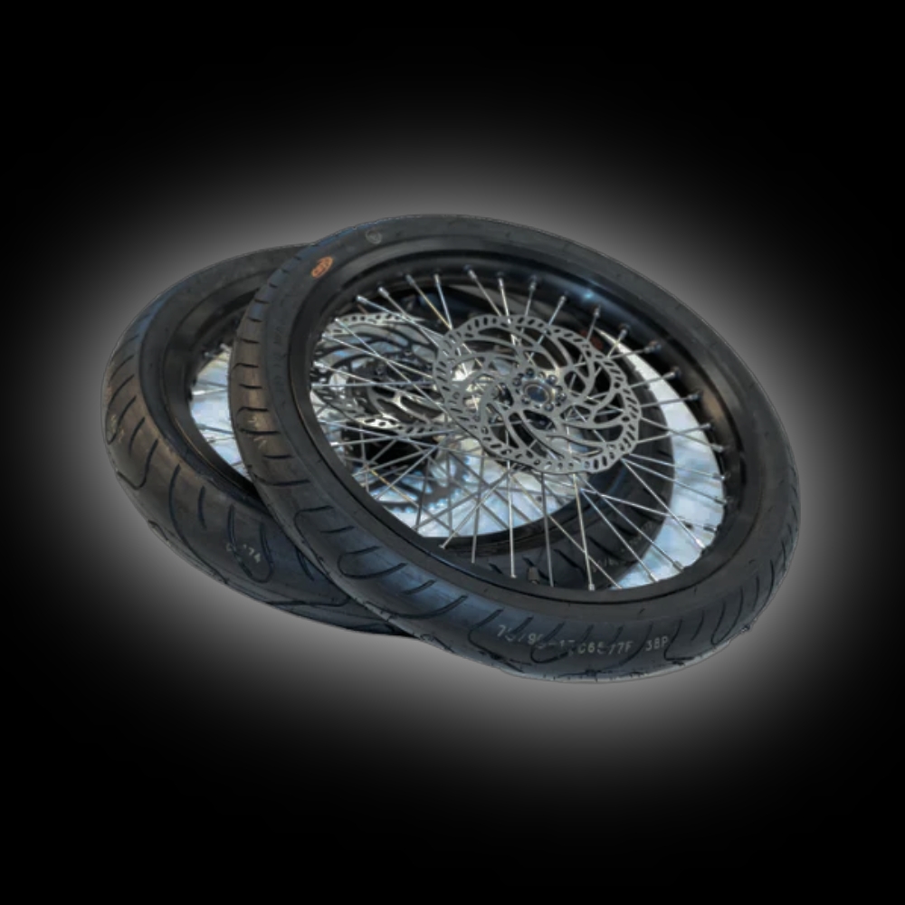 17' Supermoto Wheel-Set for Surrons LBX/ 79 Bike Falcon Pro
