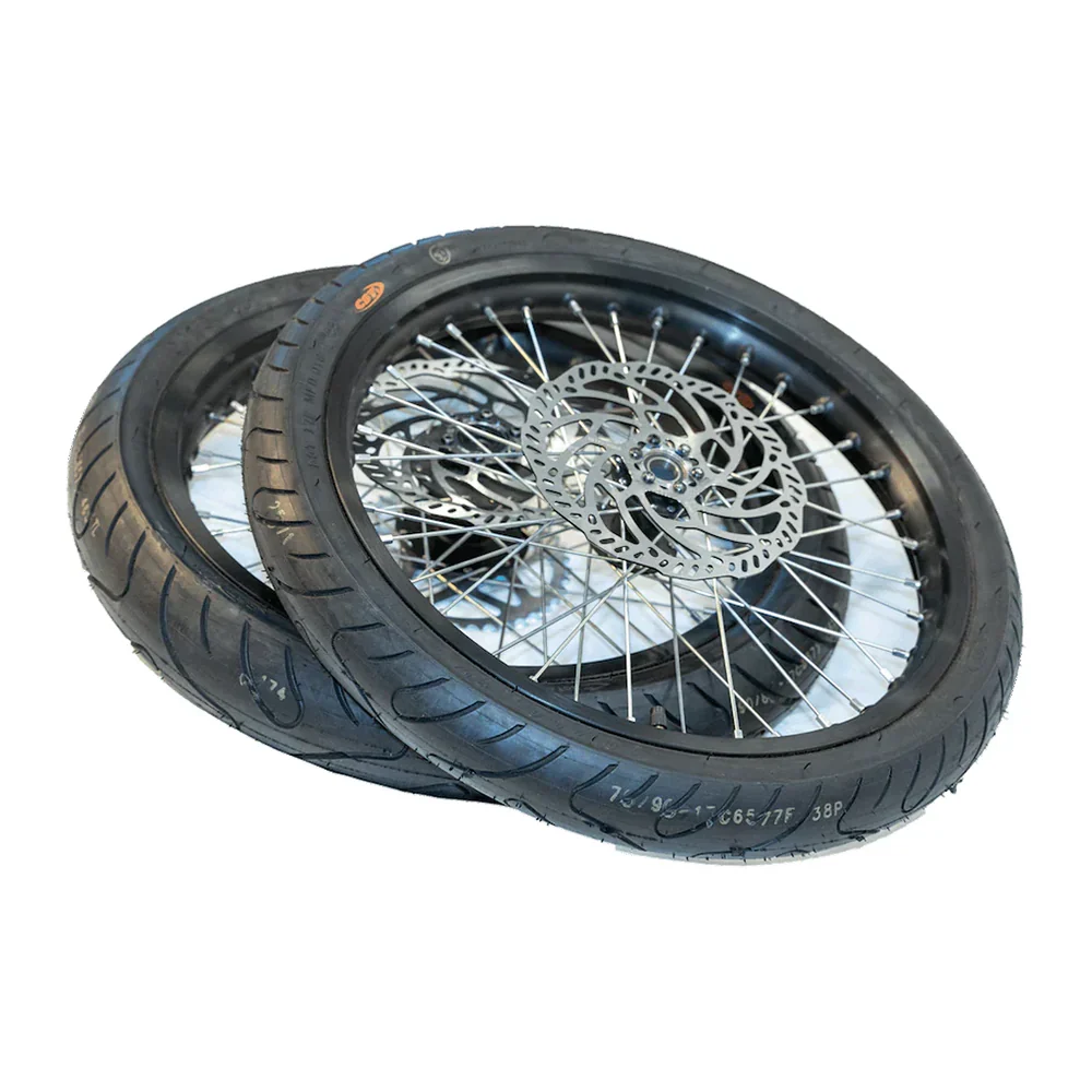 17' Supermoto Wheel-Set for Surrons LBX/ 79 Bike Falcon Pro
