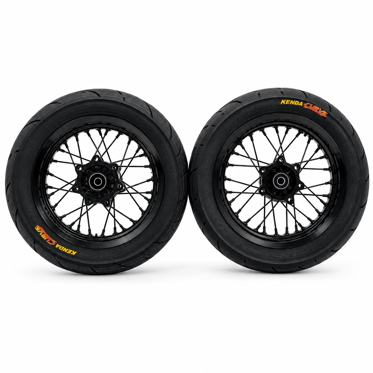 12" Yozma/Tuttio/RTR Supermoto Spoke Wheel-Set